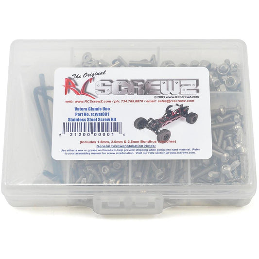 RC Screwz Vaterra Glamis UNO Stainless Steel Screw Kit