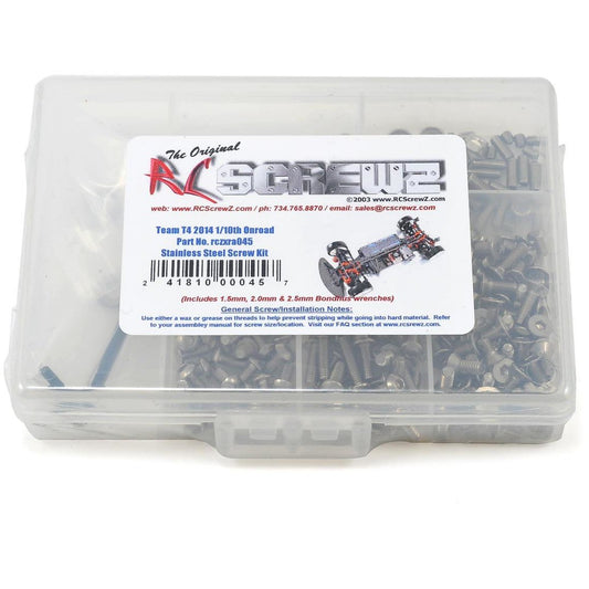 RC Screwz XRAY T4 2014 1/10th Onroad Stainless Steel Screw Kit