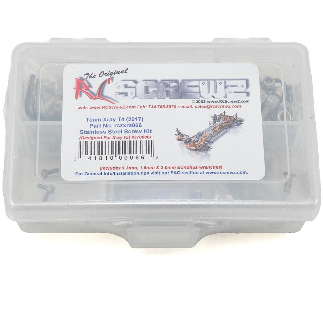 RC Screwz XRAY T4 2017 Stainless Steel Screw Kit