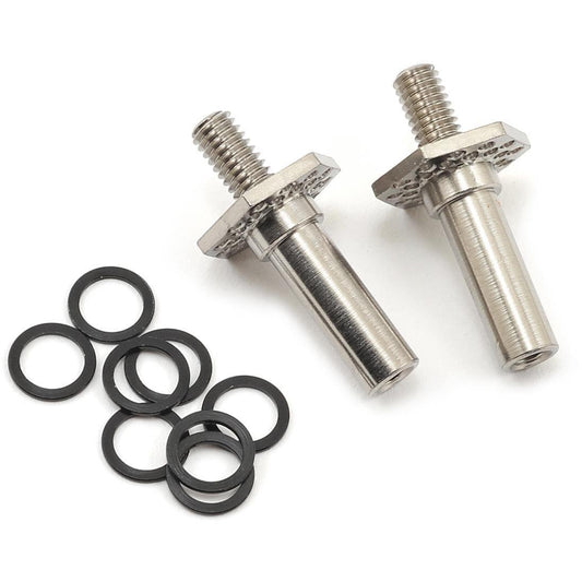 Revolution Design B6 Titanium Front Axle Set w/shims