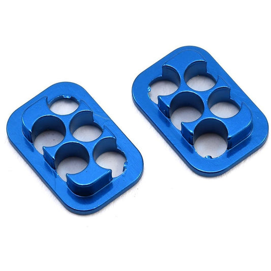 Revolution Design B6/B64 Rear Hub Link Aluminum Inserts (Blue) (2)