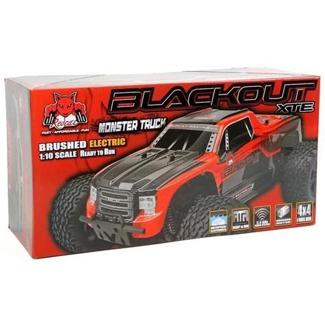 Redcat Blackout XTE 1/10 Electric 4wd Monster Truck
w/2.4GHz Transmitter (Silver)