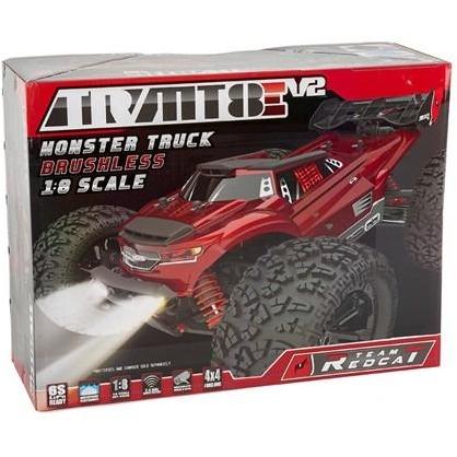 Redcat TR-MT8E "Team Redcat" 1/8 RTR 4WD 4S Brushless Monster Truck
w/2.4GHz Radio