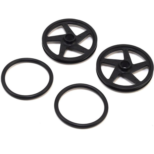 RJ Speed O-Ring Wheels 2  Black (2)