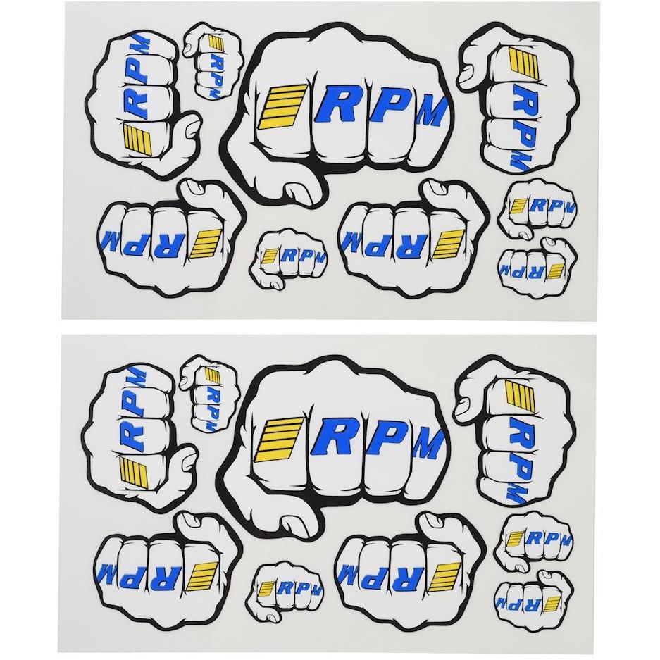 RPM Fist Logo Decal Sheets