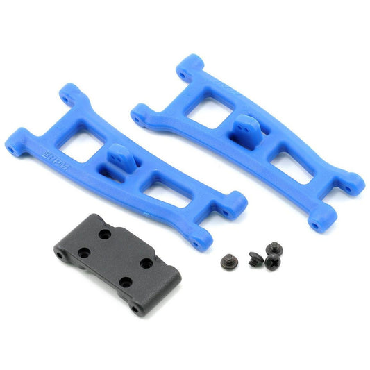 RPM Front A-Arms w/Bulkhead (Blue) (GT2, SC10)