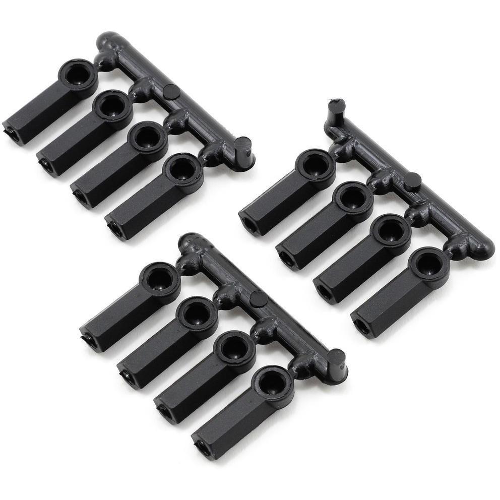 RPM Heavy Duty 4-40 Rod Ends (Black) (12)