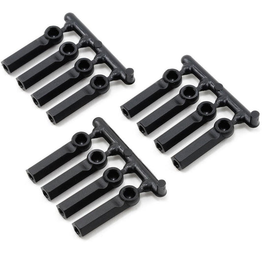 RPM Long Shank 4-40 Rod Ends (Black) (12)