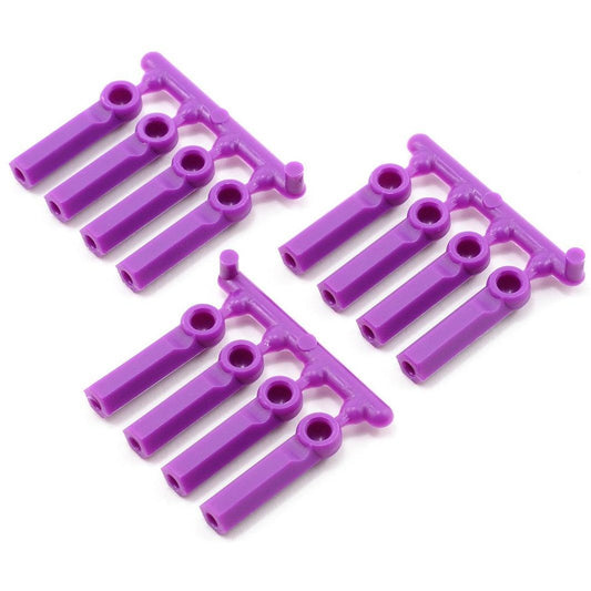 RPM Long Shank 4-40 Rod Ends (Purple) (12)