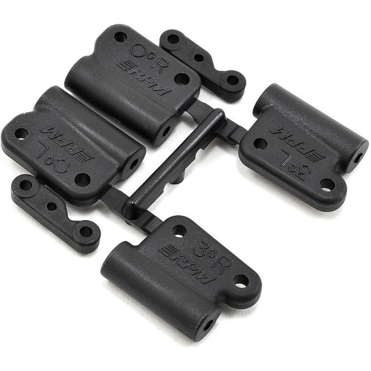 RPM 0° & 3° Hybrid Gearbox Rear Mount Set (Black)