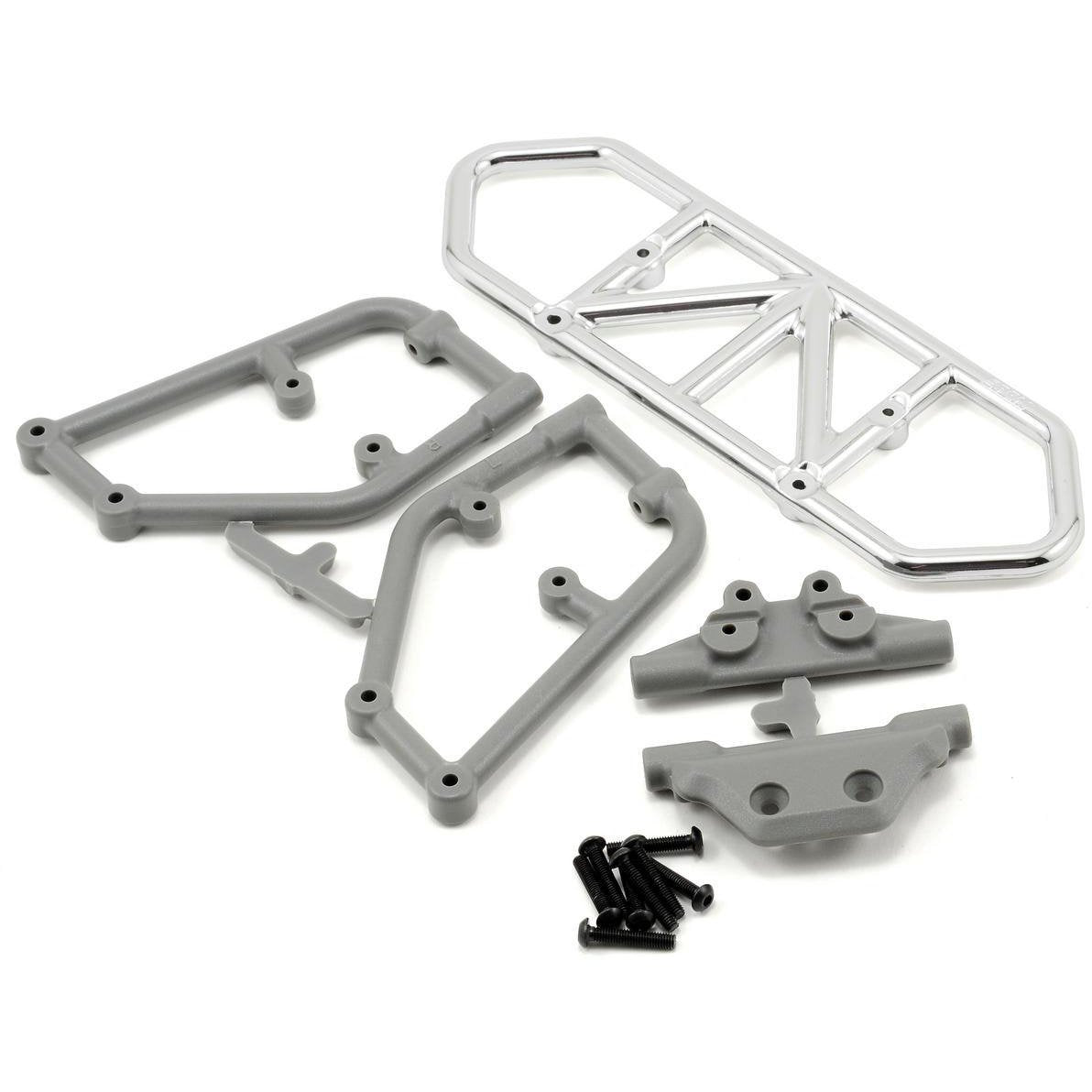 RPM Rear Bumper (Chrome) (Slash 4x4)