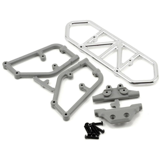 RPM Rear Bumper (Chrome) (Slash 4x4)