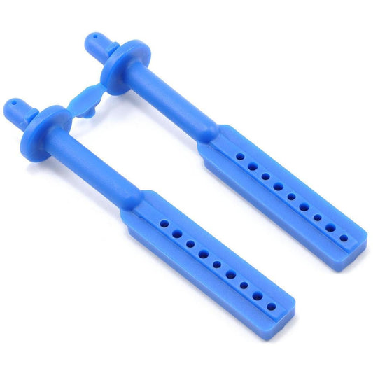 RPM Long Body Mount Set (Blue) (2)