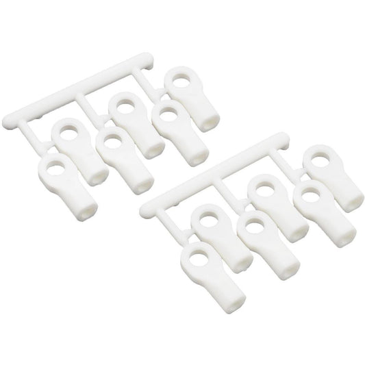 RPM Short Traxxas Turnbluckle Rod End Set (White) (12)