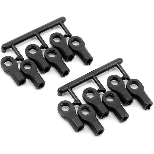RPM Short Traxxas Turnbluckle Rod End Set (Black) (12)