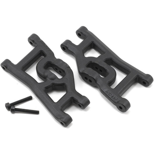 RPM Front A-Arms (Black) (Nitro Rustler & Bandit) (2)