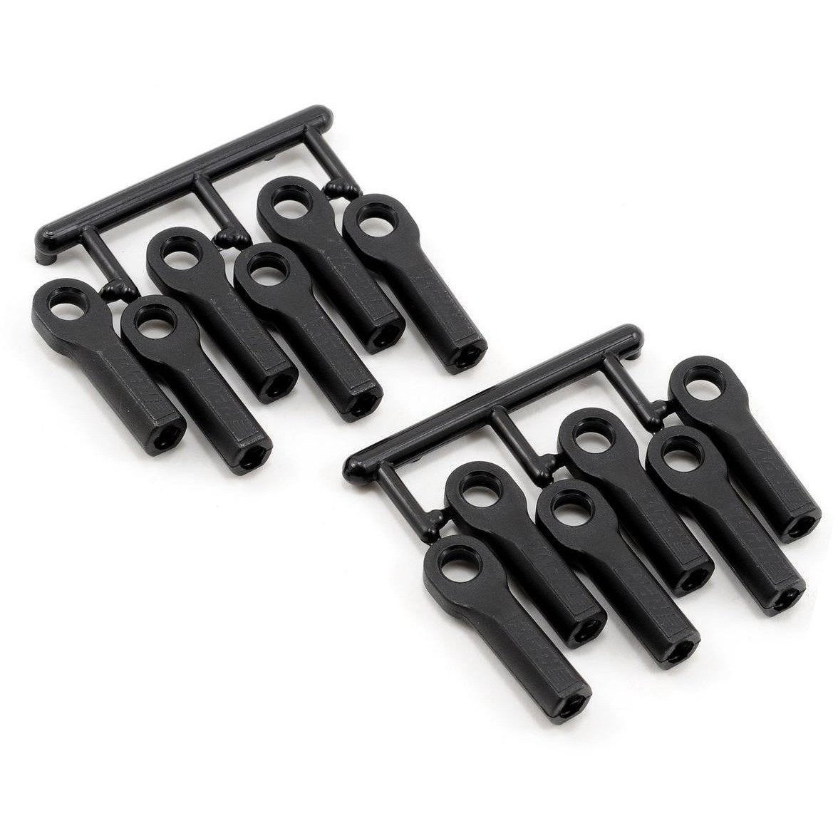 RPM Long Traxxas Turnbuckle Rod End Set (Black) (12)