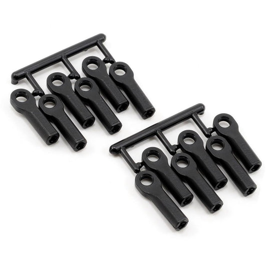 RPM Long Traxxas Turnbuckle Rod End Set (Black) (12)