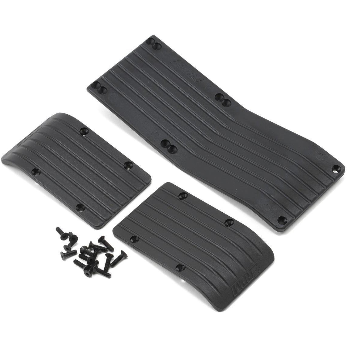 RPM 3-Piece Skid Plate (Black) (T-Maxx 3.3 E-Maxx 3905)