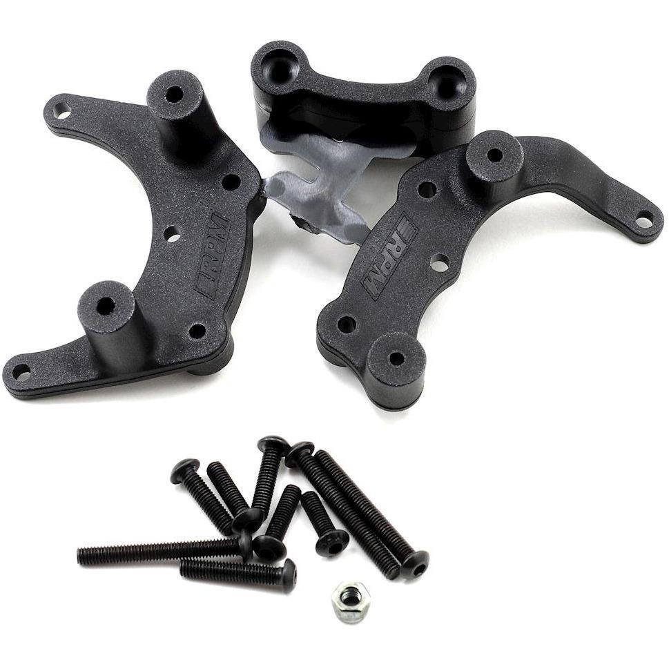 RPM Bumper Mount (Black) (Rustler,Stampede,Bandit,Slash)