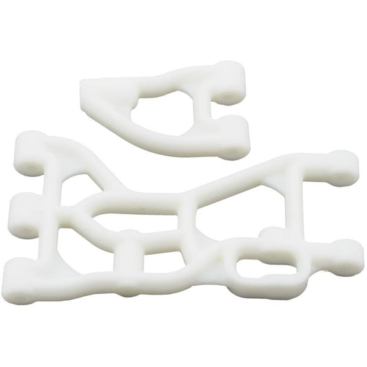 RPM Rear Upper/Lower A-Arms, Dyeable White: Baja 5B/5T