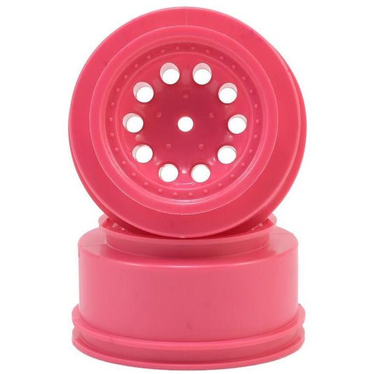 RPM 12mm Spline Drive "Revolver" Short Course Wheels (Pink) (2) (Slash Front)