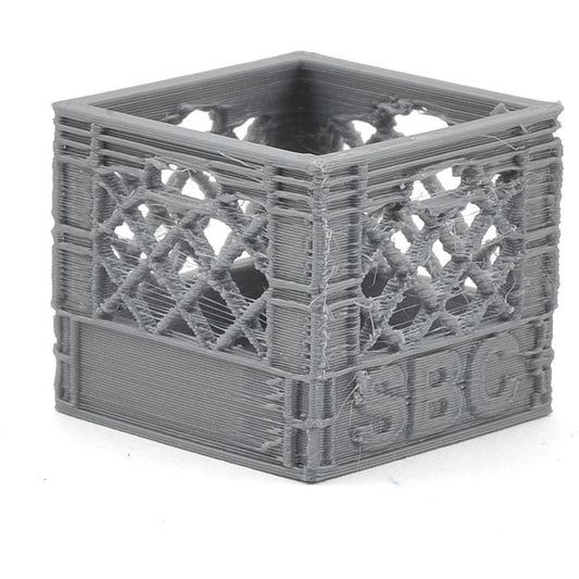 Scale By Chris Small Milk Crate (Grey)