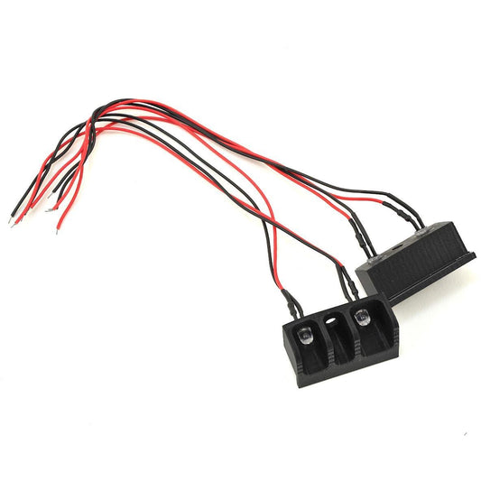 Scale By Chris Cherokee Glue In Tail Light Buckets w/LED Lights (Axial Cherokee)