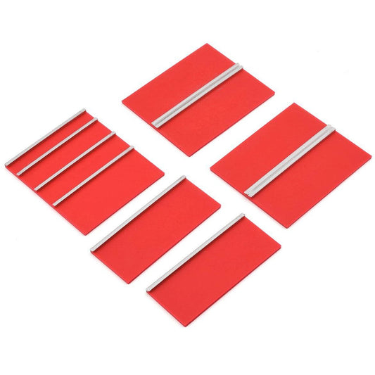 Scale By Chris Scale Shop Series Lower Cabinet Door Face Plates (Red) (5)