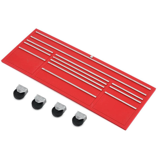 Scale By Chris Scale Shop Series Classic XL Tool Box Face w/Casters (Red)