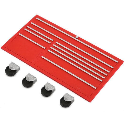 Scale By Chris Scale Shop Series Classic Tool Box Face w/Casters (Red)