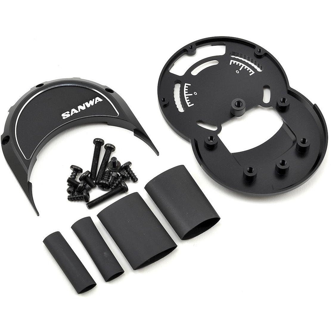 Sanwa/Airtronics M12/M12S Aluminum Drop Down (Black)