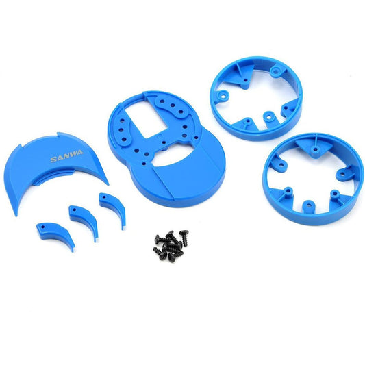 Sanwa/Airtronics M12/M12S Plastic Drop Down (Blue)