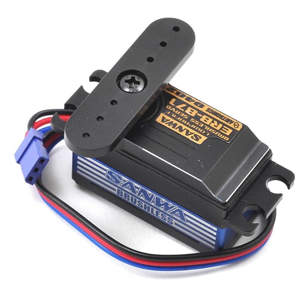 Sanwa/Airtronics ERB-871 Low Profile Aluminum Case Brushless Servo (Waterproof)