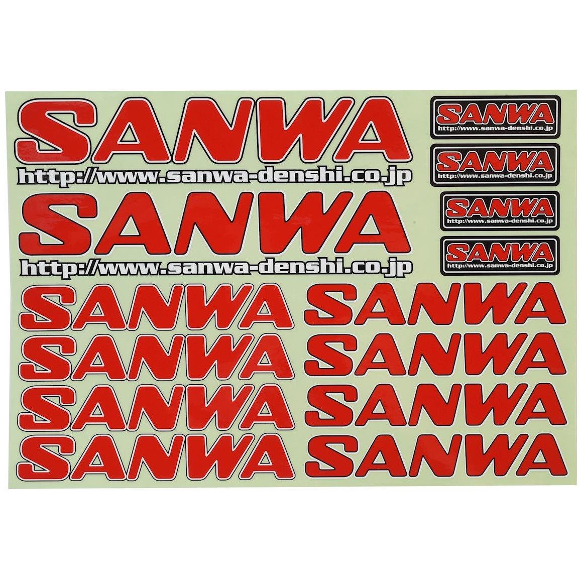 Sanwa/Airtronics Decal Sheet