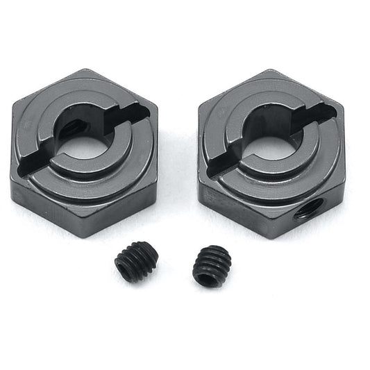ST Racing Concepts Arrma Aluminum Rear Hex Adapters (2) (Gun Metal)