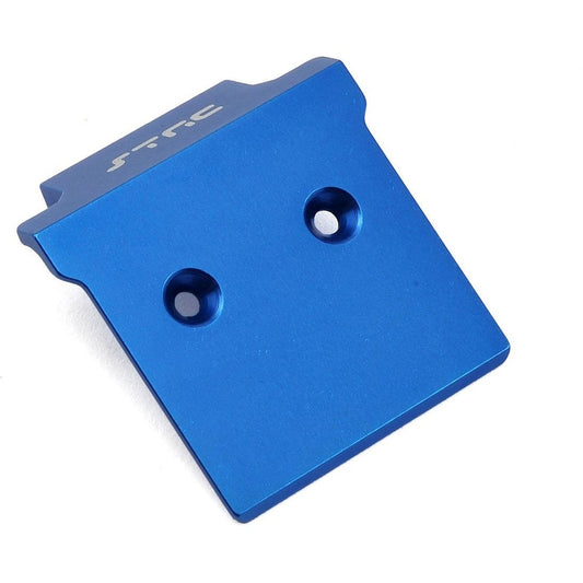 ST Racing Concepts Arrma Aluminum Front Skid Plate/Bumper Mount (Blue)