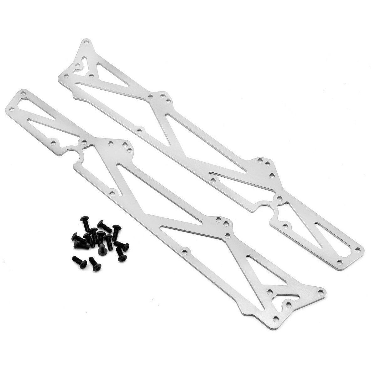ST Racing Concepts Arrma Aluminum TVP Chassis Side Plates w/Hardware (2)(Silver)