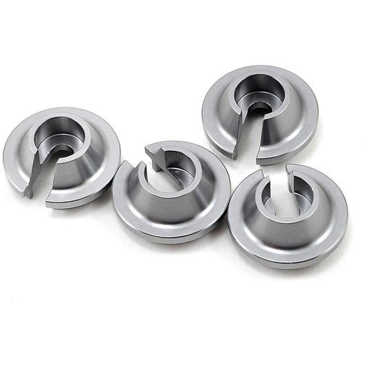 ST Racing Concepts Aluminum Shock Spring Retainer (4) (Gun Metal)