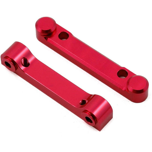 ST Racing Concepts Arrma Aluminum Front & Rear Hinge Pin Blocks (2) (Red)