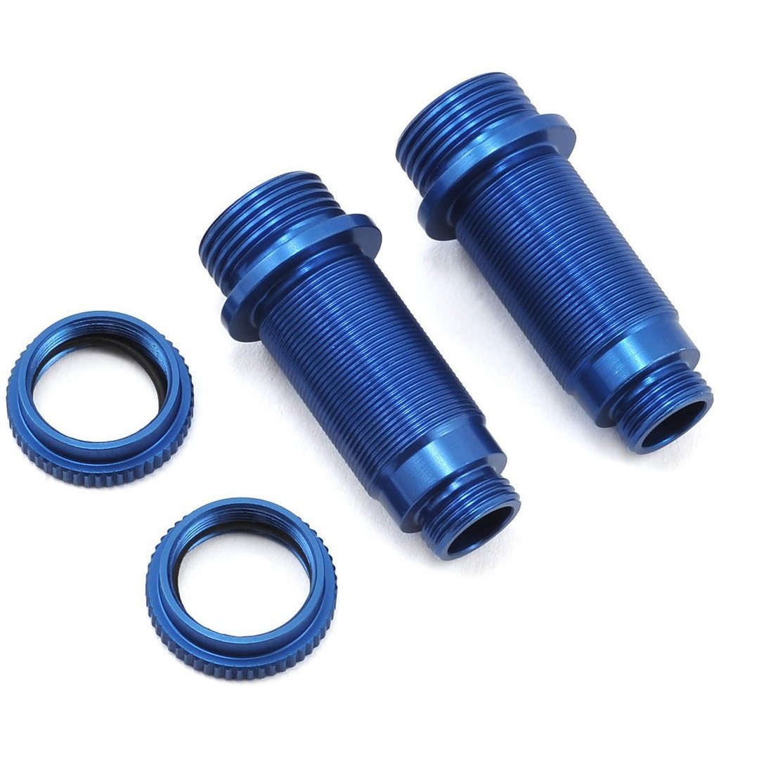 ST Racing Concepts Arrma Aluminum Front Threaded Shock Bodies (2) (Blue)