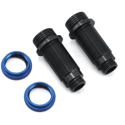 ST Racing Concepts Arrma Aluminum Front Threaded Shock Bodies (2) (Black/Blue)