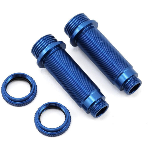 ST Racing Concepts Arrma Aluminum Rear Threaded Shock Bodies (2) (Blue)
