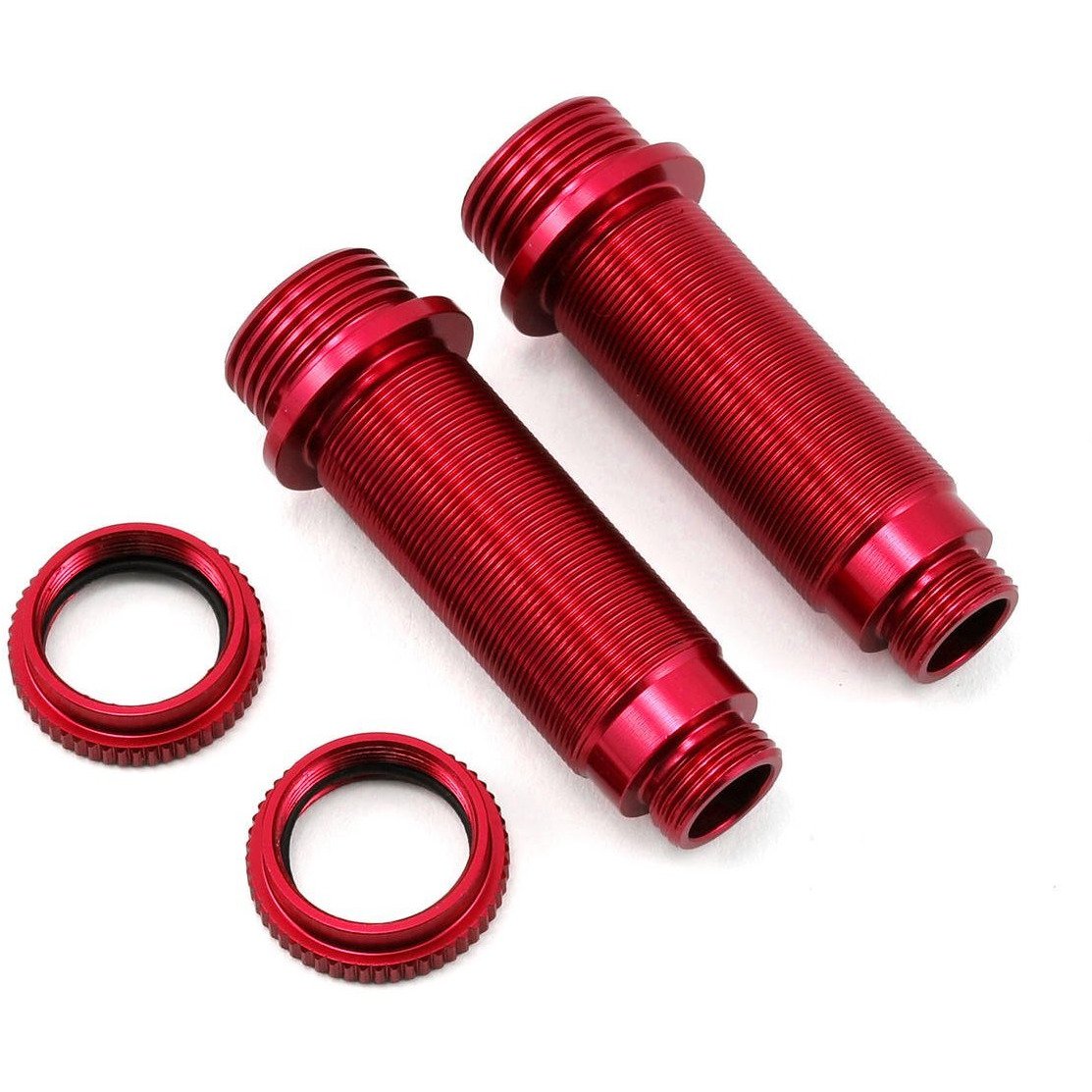ST Racing Concepts Arrma Aluminum Rear Threaded Shock Bodies (2) (Red)
