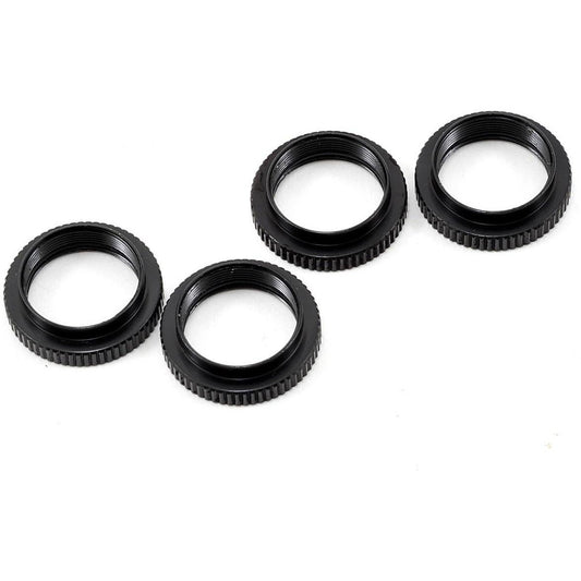 ST Racing Concepts Aluminum Shock Collars (4) (Black)