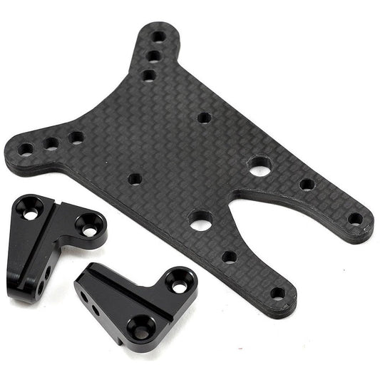 ST Racing Concepts 4mm Graphite Front Shock Tower w/Aluminum Standoff (Black)