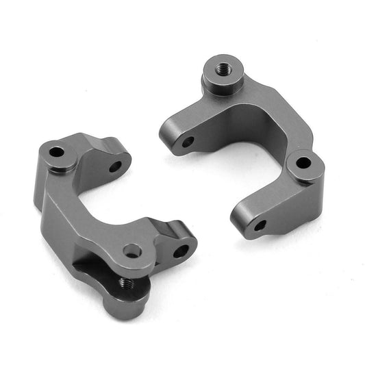 ST Racing Concepts Arrma Aluminum Heavy Duty Front Caster Block (2) (Gun Metal)