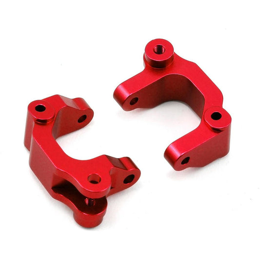 ST Racing Concepts Arrma Aluminum Heavy Duty Front Caster Block (2) (Red)