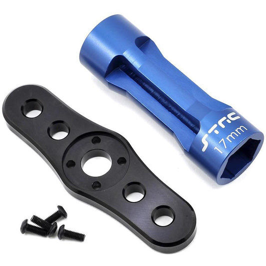 ST Racing Concepts 17mm Light Weight T-Handle Wheel Wrench (Black/Blue)