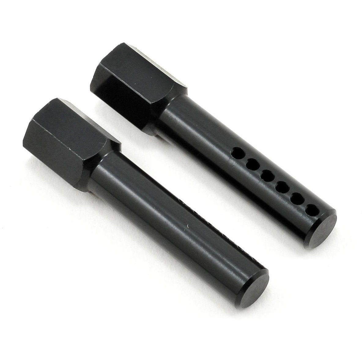 ST Racing Concepts Aluminum CNC Front Body Post Set (Black) (2)